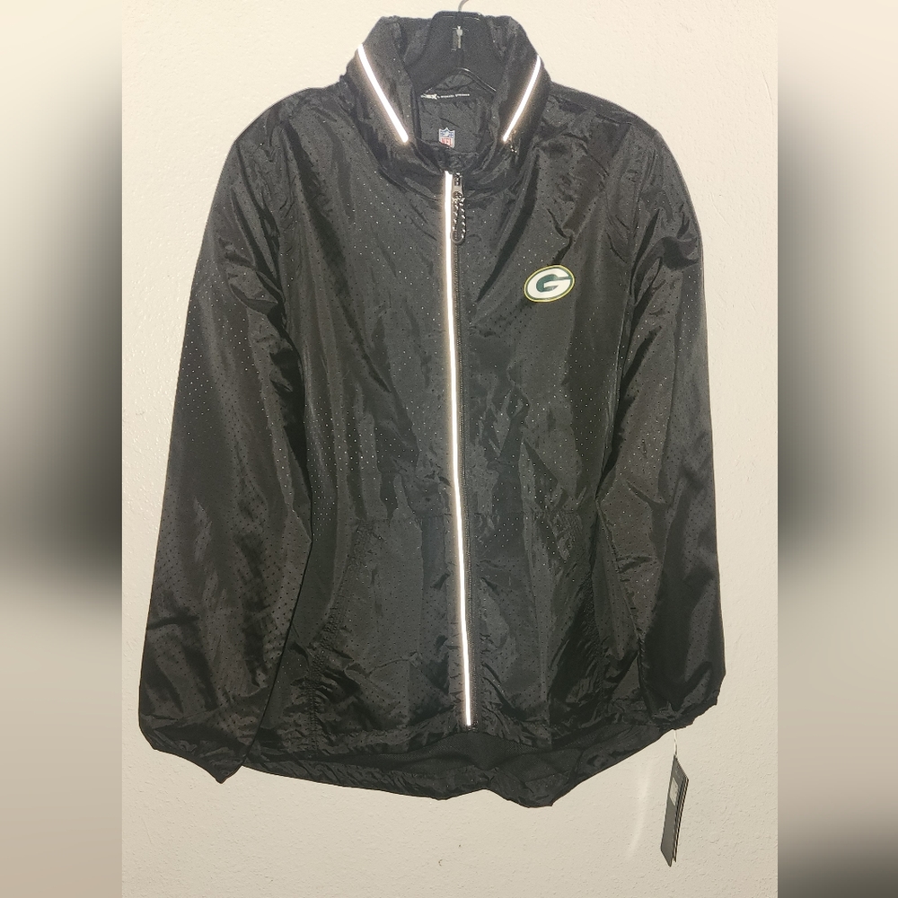 NWT MSX by Michael Strahan NFL Green BayPackers Full Zip Jacket/Windbreaker